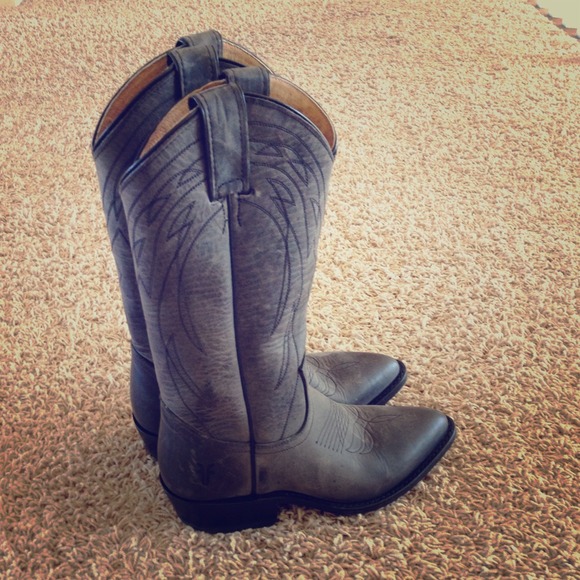 REDUCED Frye women's Charcoal leather boots