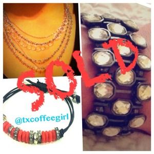 🚫BUNDLED🚫 2 bracelets 1 necklace