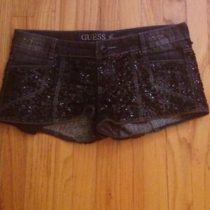 Sequined Guess Shorts