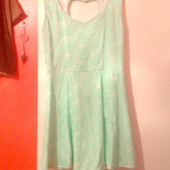 Light blue lace dress