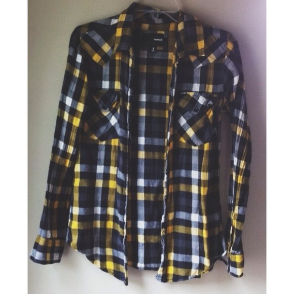 👹SOLD! Hurley flannel.