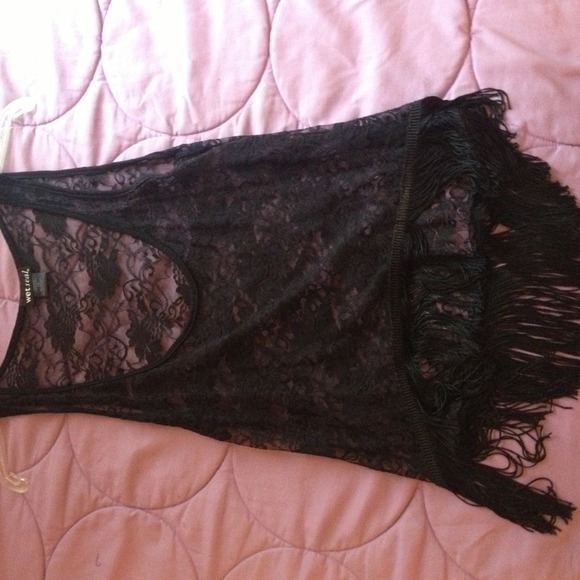 Cute little see through shirt!