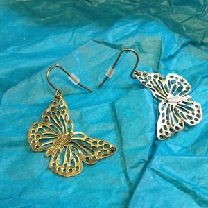 Butterfly earrings!