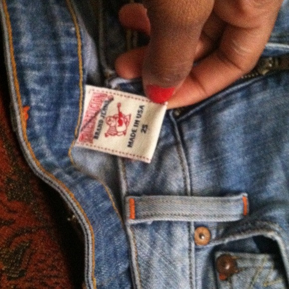 True religion jeans worn excellent cond. sz 25