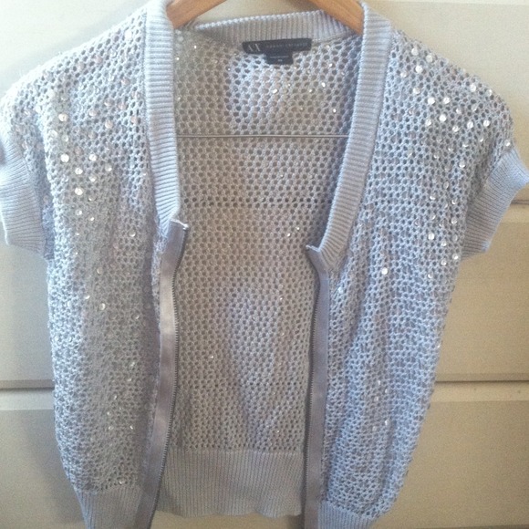Armani Exchange zipper cardigan