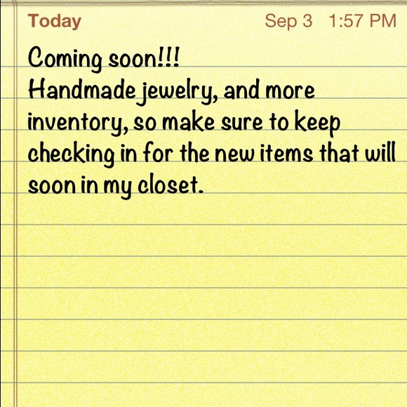 New inventory coming soon !!!!