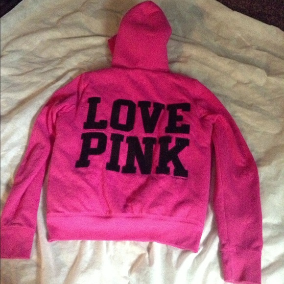 💕 Rare Victoria Secret PINK Hoodie with sequins - Picture 2 of 3