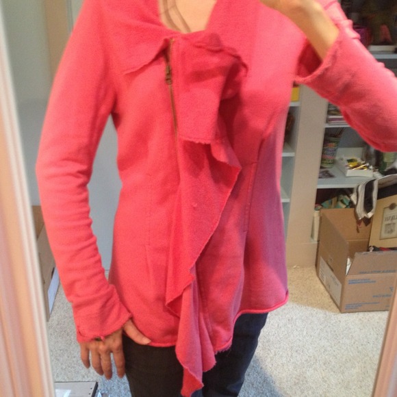 Nordstroms Hot pink tailored fit light layer