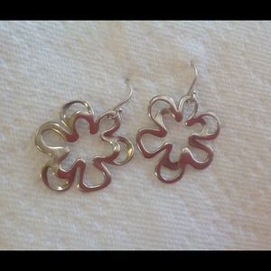 *SOLD* Sterling Silver Flower Earrings by Silpada