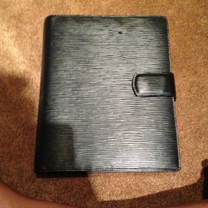 🚫SOLD🚫  Black Epi Leather Louis Vuitton Agenda