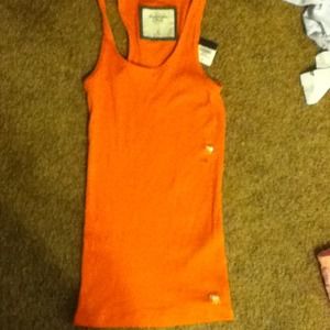 Abercrombie & Fitch orange tank