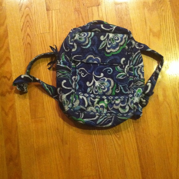 Blue Vera Bradley Backpack