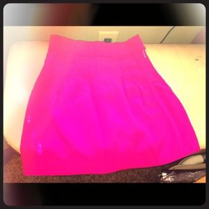 Hot Pink Skirt