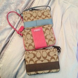 Authentic Coach Wristlet Bundle