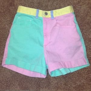 Hold- American Apparel High Waisted pastel Shorts
