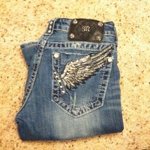 Miss Me Jeans - ⭐MISS ME jeans. Wing pocket. Boot Cut. Miss Me Jeans - ⭐MISS ME jeans. Wing pocket. Boot Cut.