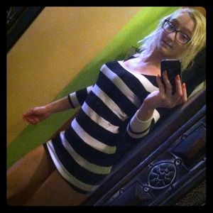 Forever 21 Black and White "Bodycon" Minidress