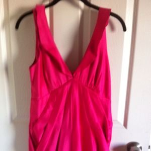 Funky puff pink dress!