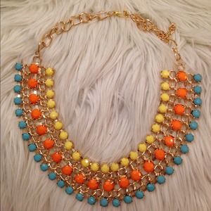 Orange and yellow bib