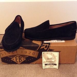 HOLD!!! Eddie Bauer black suede loafers