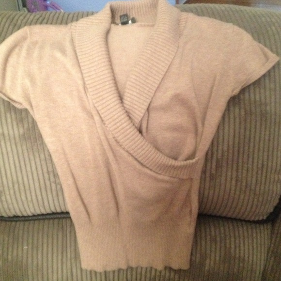 Cute cross cross short sleeve sweater - Picture 1 of 2
