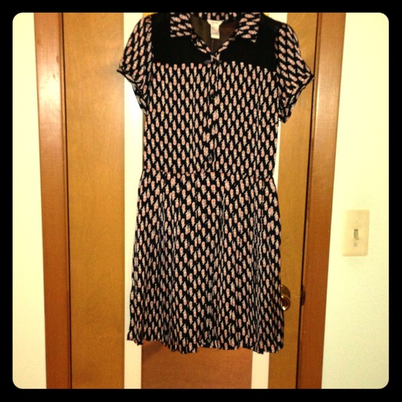 Pleated print dress from Forever21 NWT Small