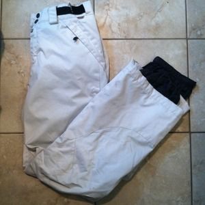 Five Seasons white ski/snowboard pants