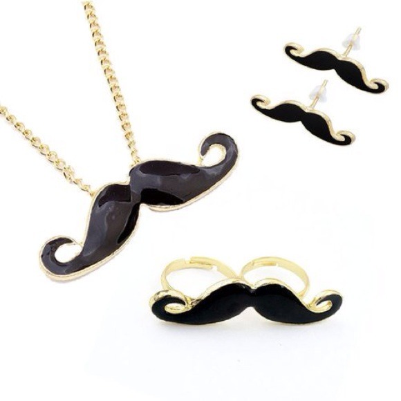 🚫SOLD🚫Mustache Set