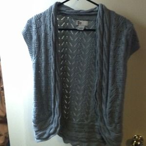 Short sleeve cardigan