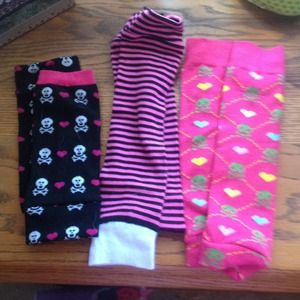 Lot of infant/toddler leg warmers