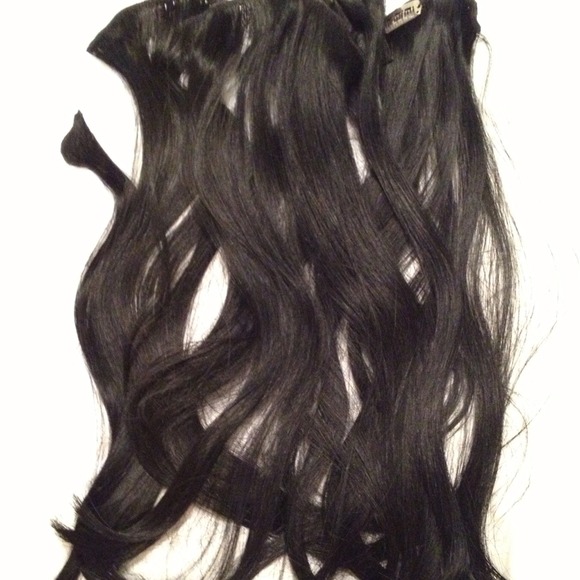 Human Hair Extensions-10 piece clip set of 18 in.