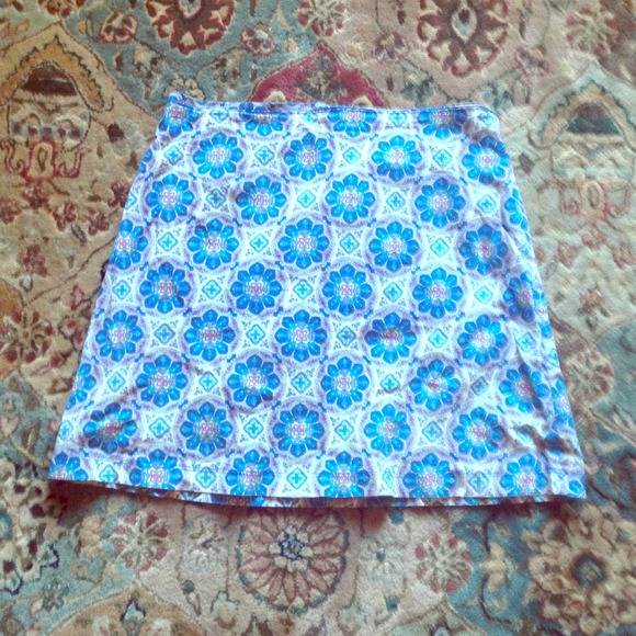***SOLD****Psychedelic pattern high waist skirt