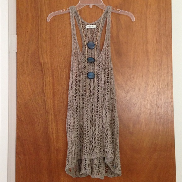 ✔SOLD Abercrombie & Fitch Crochet Racerback Dress
