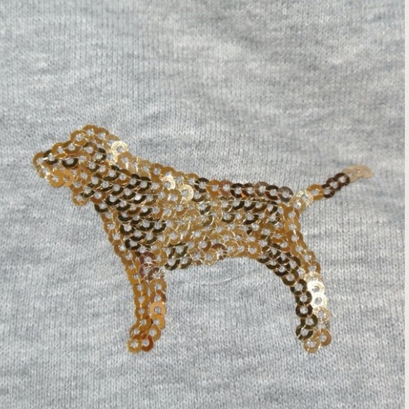 🚫Sold🚫Victoria's Secret Sequin Leopard Hoodie - Picture 3 of 3