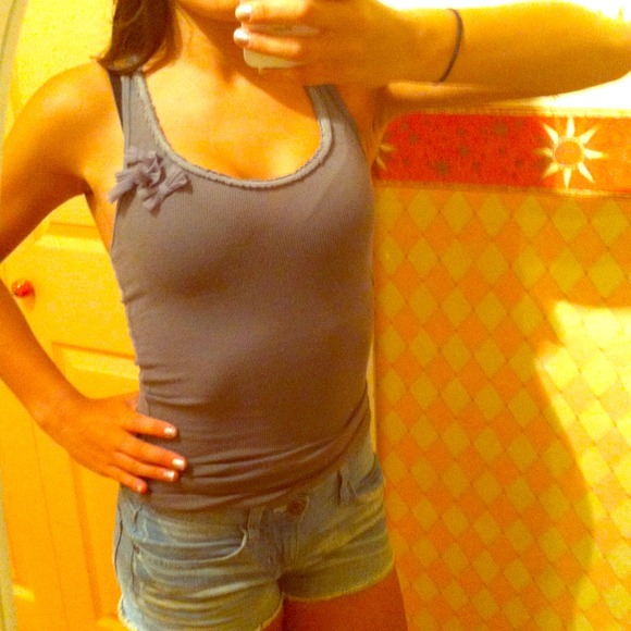 Hollister grey tank