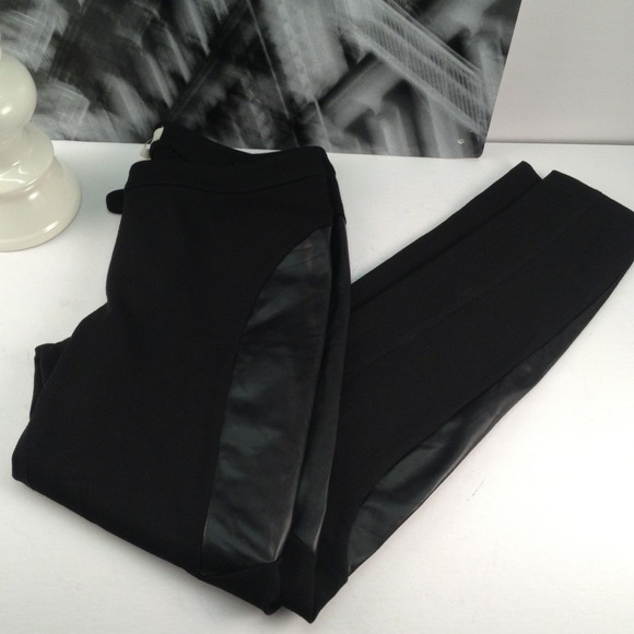 PH Eight Pants - 🎈SOLD🎈Black Ponte and Faux Leather Leggings!