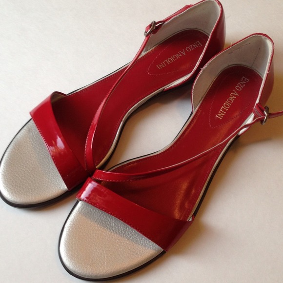 Enzo Angiolini red sandals
