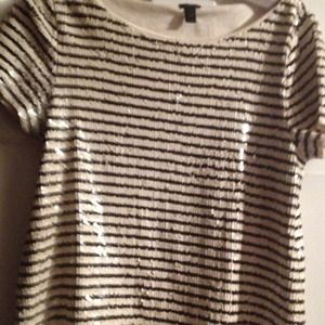 J CREW SEQUIN TOP Sz M..