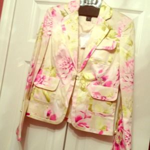 Sexy! Victoria's Secret jacket pink green 8