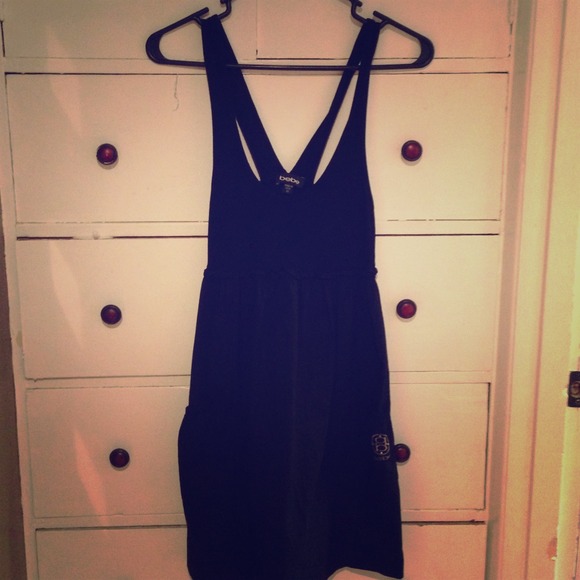 Black BeBe With Pockets Dress