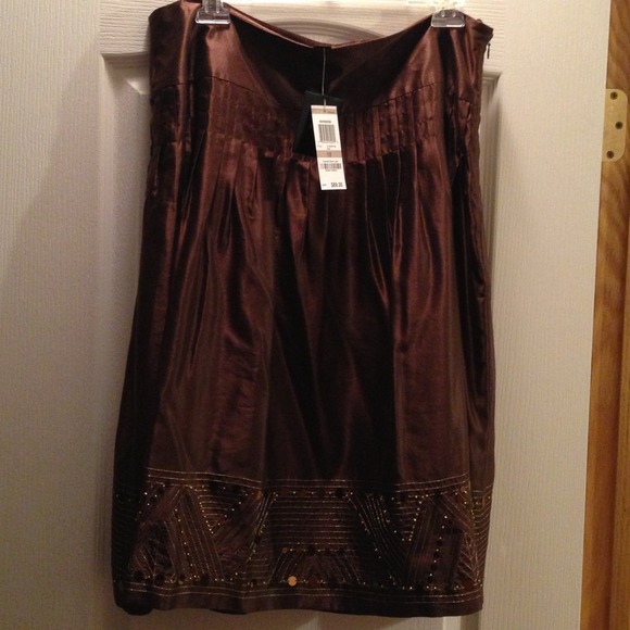 Alfani silk/cotton skirt