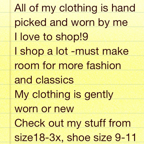 All things that are taken up space in my closet