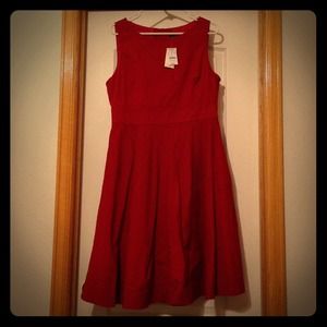 Totally classic red dress