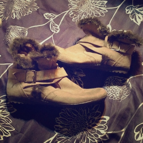 Tan boots