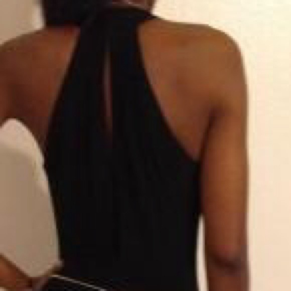 Nordstrom classic full length black formal gown - Picture 2 of 2