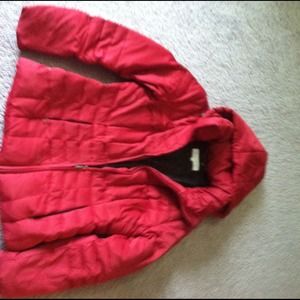 Calvin Klein  red  winter coat