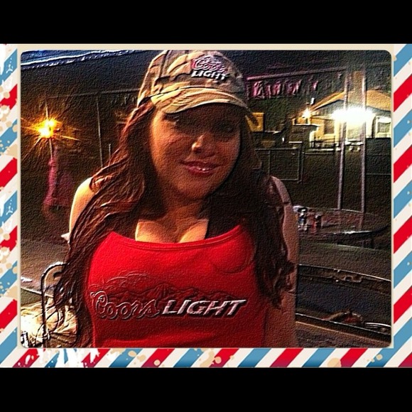Coors light red shirt
