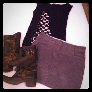 J Crew cord skirt