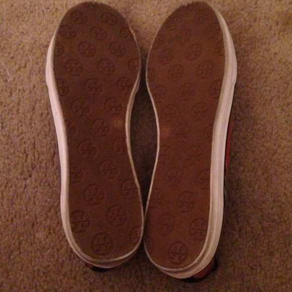 SOLD On eBay Tory Burch Flats, Boat Shoe, Canvas - Picture 3 of 4