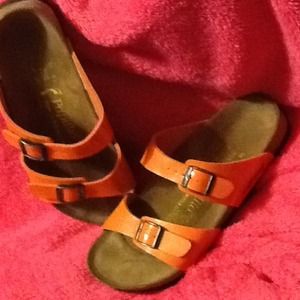 ❌RESERVED❌Papillio sandals (Birkenstock) Orange